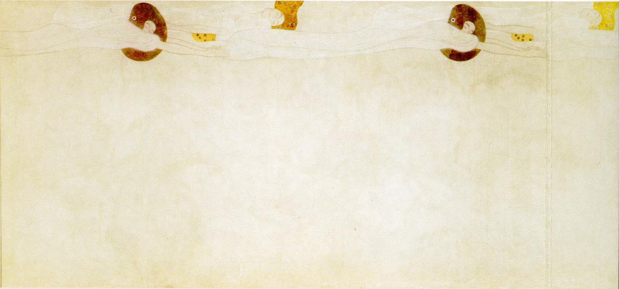Gustav Klimt Entirety of Beethoven Frieze left2